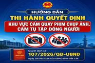 Quy định về khu vực bảo vệ; khu vực cấm tập trung đông người; cấm ghi âm, ghi hình, chụp ảnh trên địa bàn tỉnh Đắk Lắk